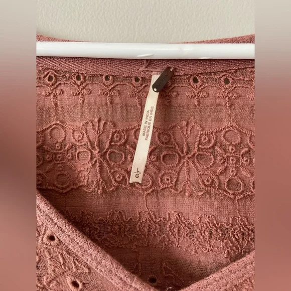 NWOT Free People Boho Top size Large - Picture 3 of 5